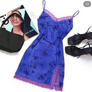 Pink/Purple Slip dress